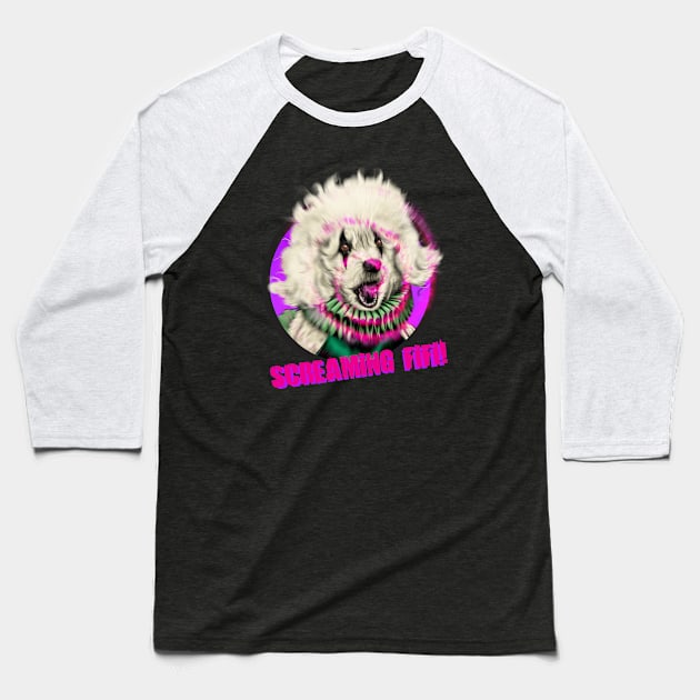 SCREAMING FIFI Baseball T-Shirt by ThirteenthFloor